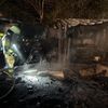 FW Voerde: Flammen von weitem sichtbar