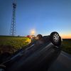 FW Ense: Verkehrsunfall- PKW überschlagen