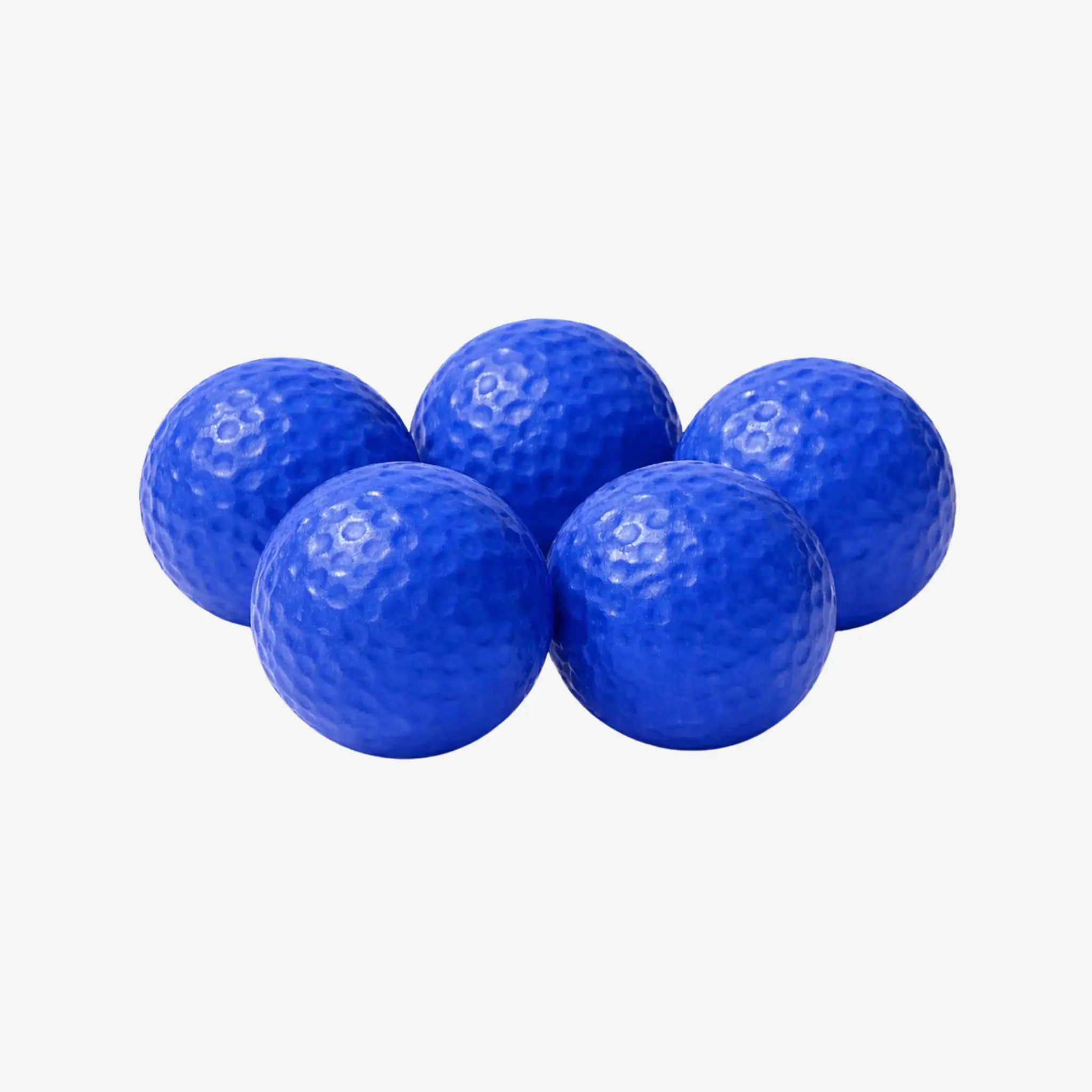 Minigolfbälle aus PU (5er Set) in Blau