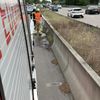 FW Weinheim: Kleinbrand auf der A5 im Mittelstreifen schnell unter Kontrolle