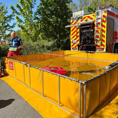 FW-SE: Feuer in einem Waldgebiet in Kaltenkirchen