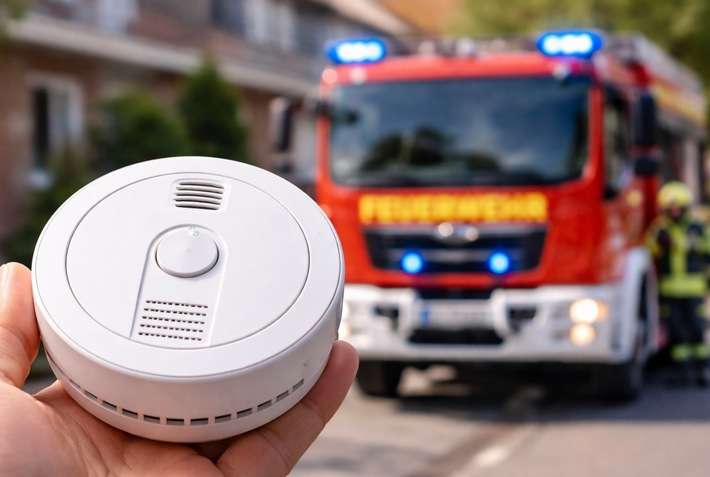 FW-HEI: Rauchmelder rettet Familie in Büsum - kleines Gerät mit großer Wirkung