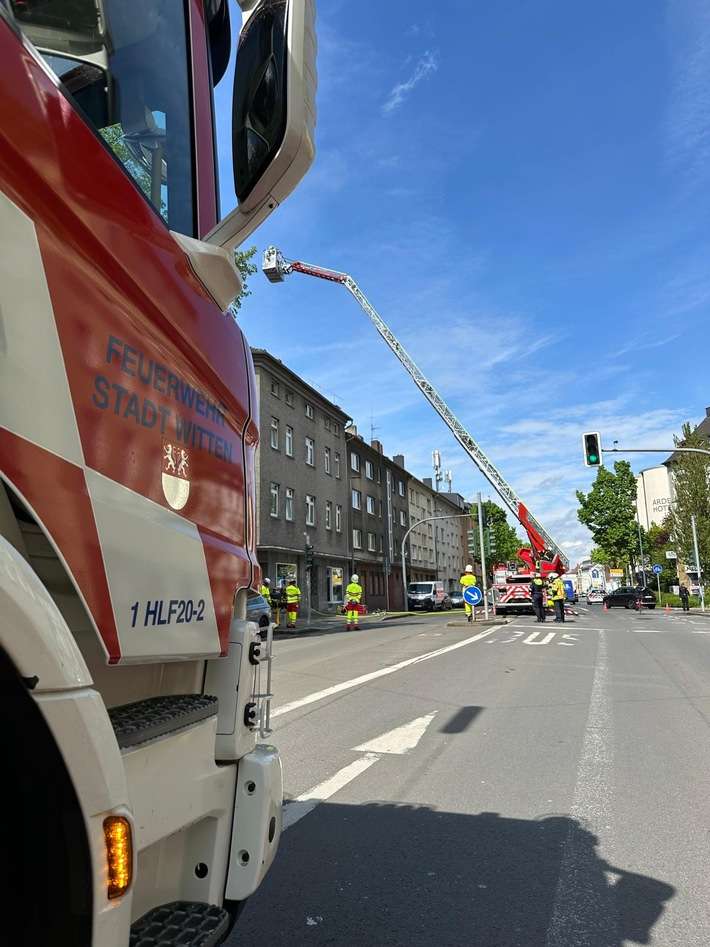 FW Witten: Wohnungsbrand in der Innenstadt