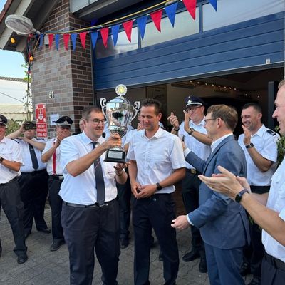 FW-WRN: Löschgruppe Langern feierte rund gelungenes Feuerwehrfest