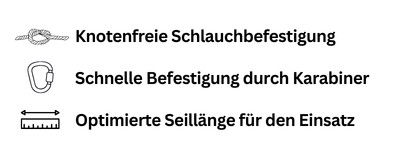 Seilschlauchhalter Mit Karabiner