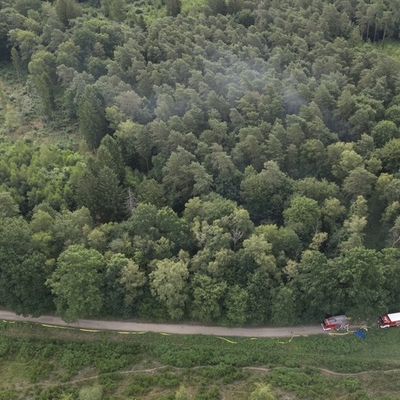FW Rösrath: Abschlussmeldung zum Waldbrand in der Wahner Heide - Einsatz nach vielen Stunden beendet