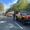 FW-MH: FW-MH: Folgemeldung zum Großbrand an der Ruhrorter Straße - Nachlöscharbeiten dauern bis in die Nacht an