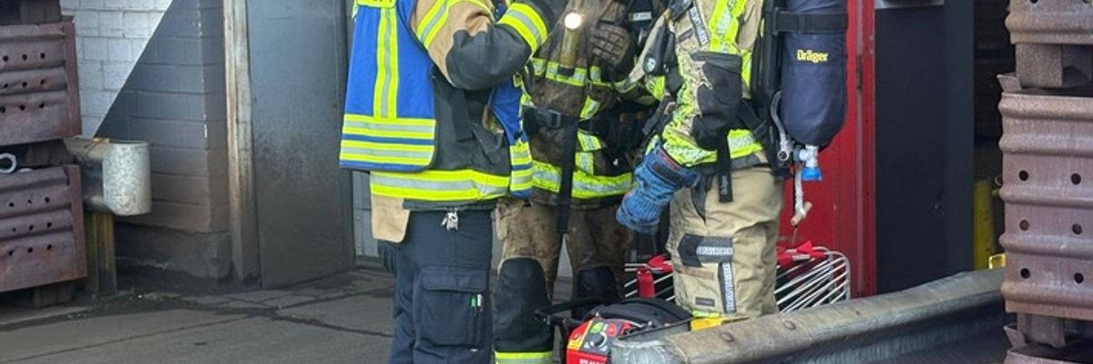 FW-PL: Ortsteil Köbbinghausen - Brand in Industriebetrieb
