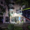 FW Konstanz: Brand im Eingangsbereich eines Wohn- und Geschäftsgebäudes