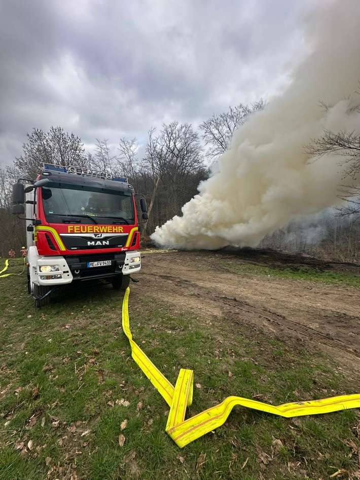 FW-Velbert: Waldbrandgefahr der Stufe 3 in Velbert