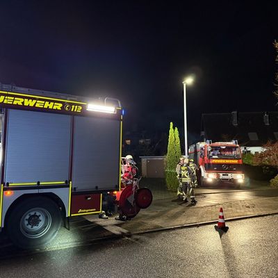 FW Hünxe: Brand im Keller - Heimrauchmelder verhindert Schlimmeres