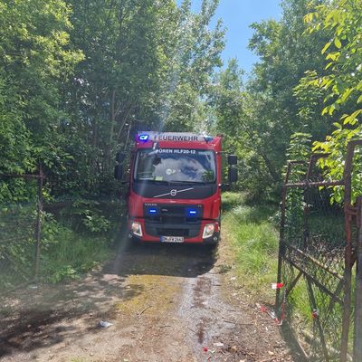 FW Düren: Brand in alter Gärtnerei
