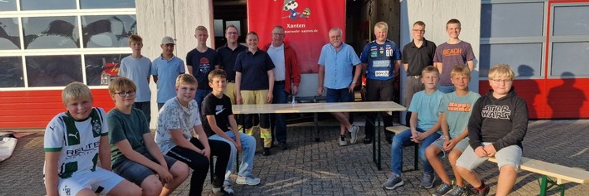 FW Xanten: Förderverein unterstützt die Jugendfeuerwehr Xanten