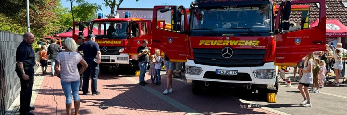 FW Hünxe: Voller Erfolg - Viele Gäste beim Brandschutztag in Drevenack