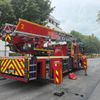 FW Dresden: Brand in Wohn- und Geschäftshaus - Feuerwehr bekämpft Brand unter schwierigen Bedingungen