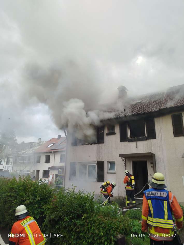 LRA-Ravensburg: Wohnungsbrand in der Siebenbürgenstraße in Wangen