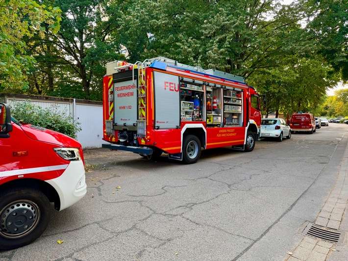 FW Weinheim: Sirenenalarm beschäftigt Bürger - Feuerwehr gibt Entwarnung