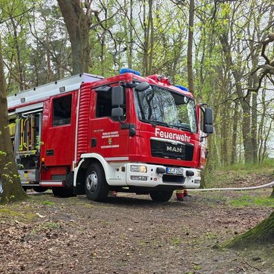 FW Celle: Waldbrand in Westercelle - Löscharbeiten werden aus der Luft unterstützt!