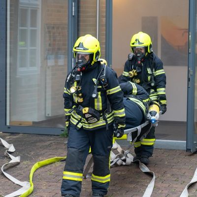 FW Flotwedel: Feuerwehren üben Ernstfall im AllerHaus in Langlingen