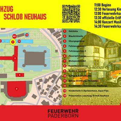 FW Paderborn: Familientag des Löschzuges Schloß Neuhaus am 11.05.2025