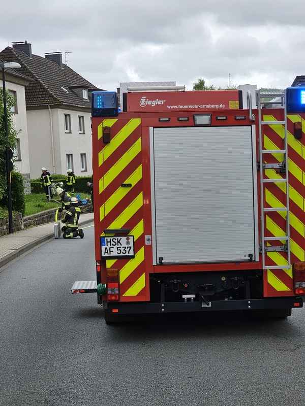 FW-AR: Feuerwehr rettet vier Katzen aus brennender Wohnung