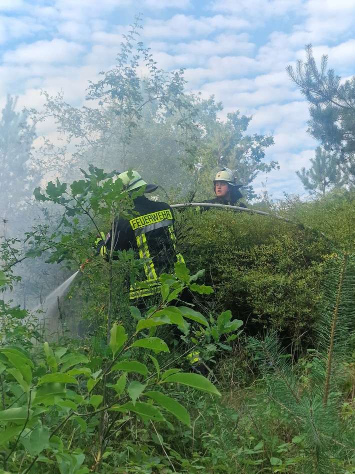 FW Celle: Zwei Vegetationsbrände in der Witzlebenstraße
