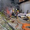 FW-M: Brand auf Baustelle (Milbertshofen)