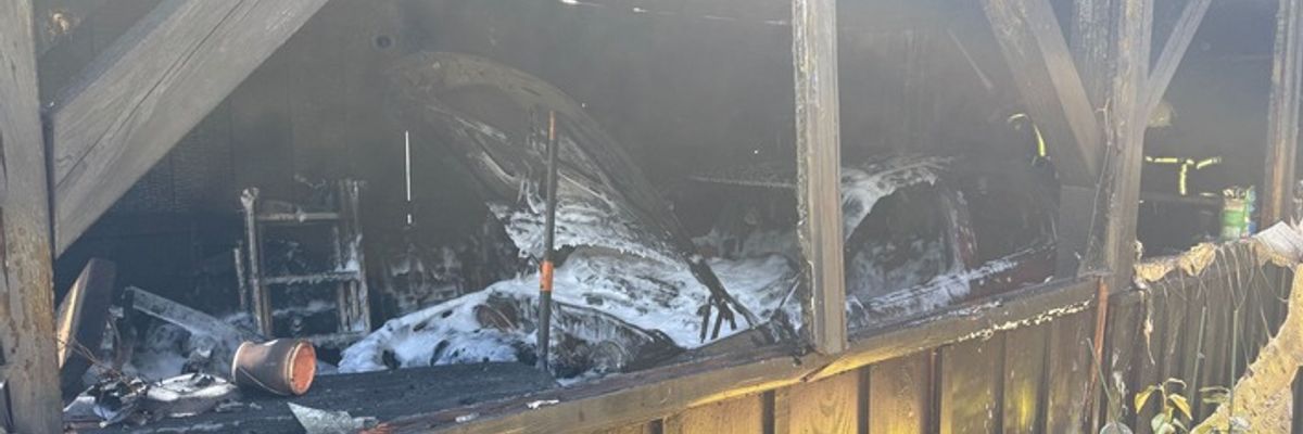 FW Witten: Folgemeldung Garagenbrand