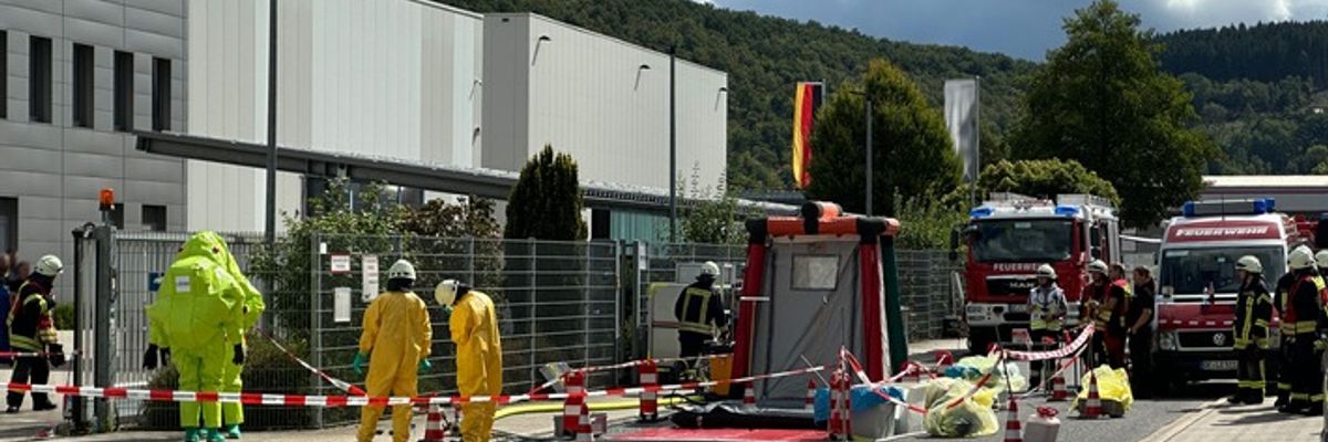 FW Finnentrop: Gefahrstoffaustritt in Finnentrop-Frielentrop