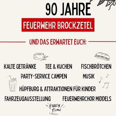 FW-AUR: Feuerwehr Brockzetel lädt zu Jubiläumsfeier am Himmelfahrtstag ein