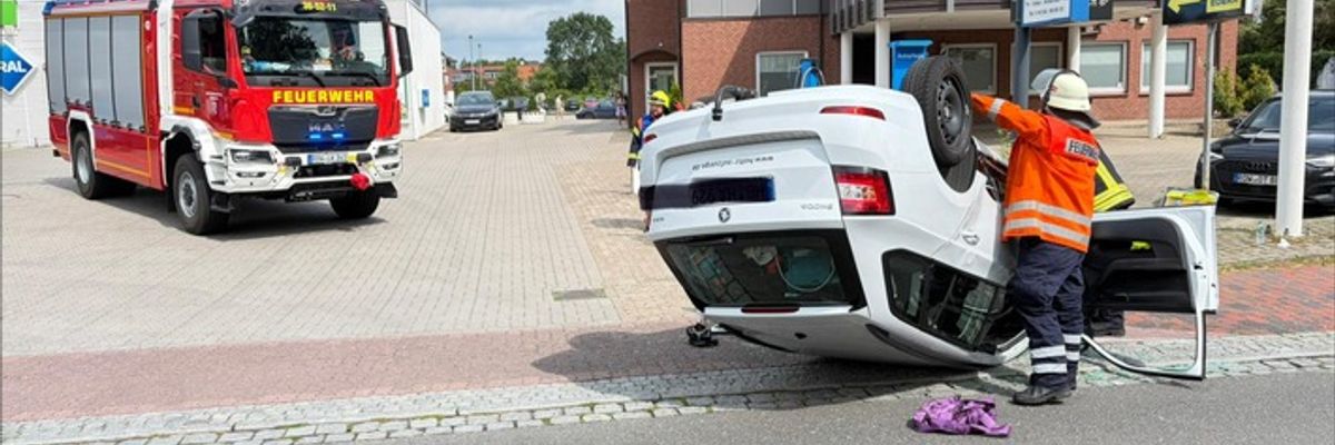 FW-ROW: Verkehrsunfall auf der B75 in Sottrum
