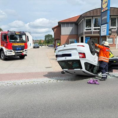 FW-ROW: Verkehrsunfall auf der B75 in Sottrum
