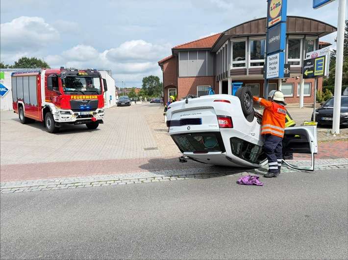 FW-ROW: Verkehrsunfall auf der B75 in Sottrum