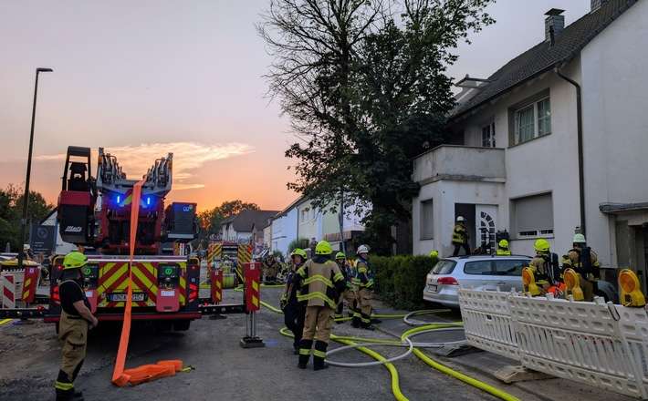FW Kamen: Zimmerbrand in Methler