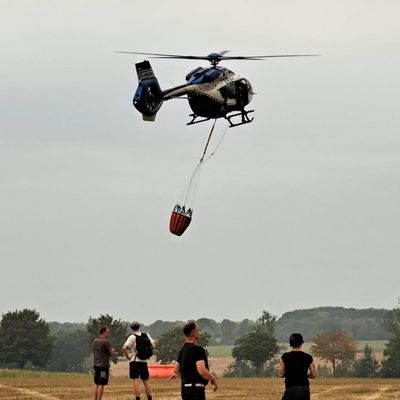 FW-RS: Einsatz der Bereitschaft 5 beim Waldbrand im Hürtgenwald beendet