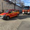 FW Dresden: Verkehrsunfall und Kellerbrand