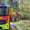 FW Konstanz: PKW Brand mit Brandausbreitung im Wald