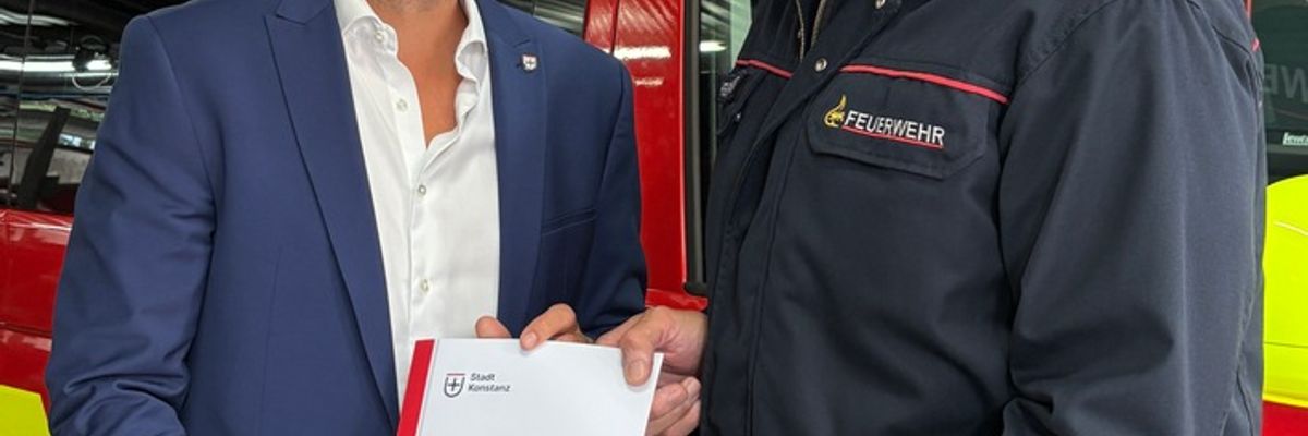 FW Konstanz: Tobias Heckenkamp als Amtsleiter und Kommandant bestellt