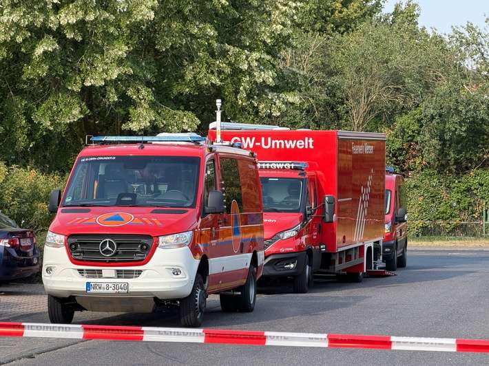 FFW Schwalmtal: Korrekturmeldung: Gefahrstoffeinsatz in einem Industriebetrieb in Waldniel