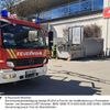 FW-M: BAUMA: Müllpresse in Brand (Messestadt Riem)