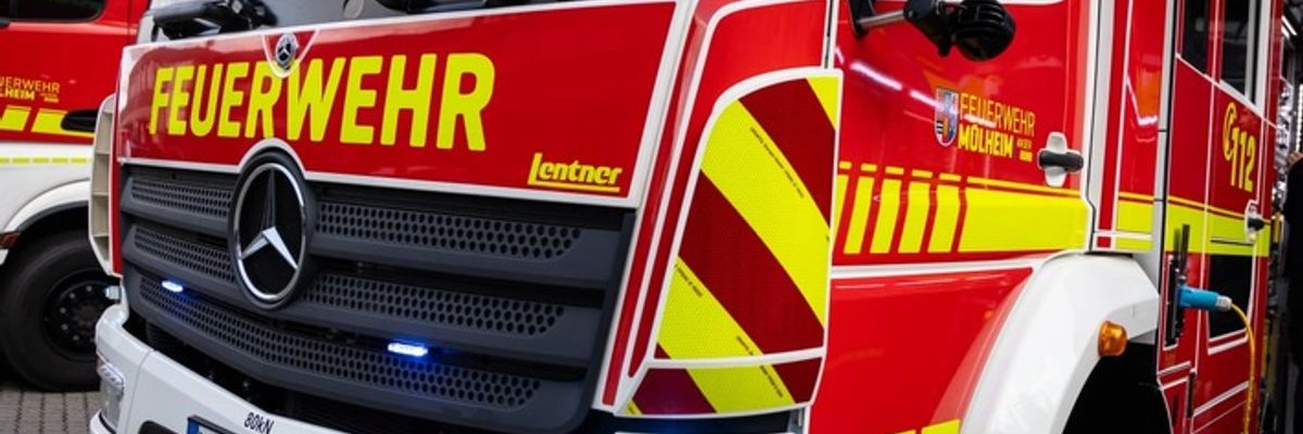 FW-MH: Feuerwehr trägt beschädigten Baum ab