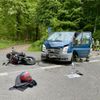 FW Hünxe: Motorradfahrer nach Frontalzusammenstoß schwer verletzt