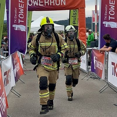 FW Konstanz: FW Konstanz sichert sich Platz 3 beim Towerrun in Rottweil