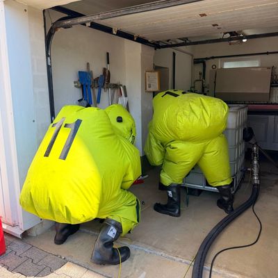 FW-Velbert: Feuerwehr Velbert übt Gefahrguteinsatz