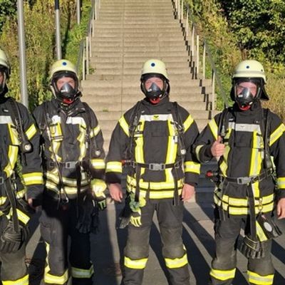 FW Ense: Vorbereitung der Löschgruppe Hünningen auf den Schanzenlauf in Oberstdorf