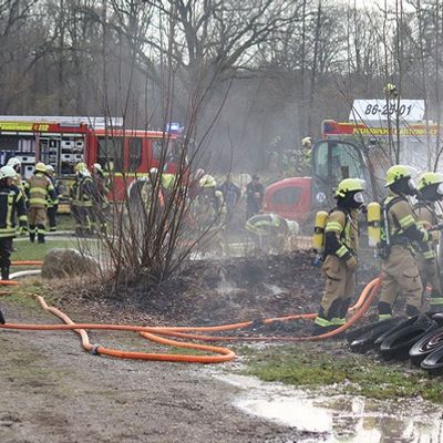 FW-SE: Rundballenbrand in Struvenhütten