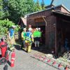 FW Weinheim: Trafostationsbrand in Lützelsachsen. Feuerwehr Weinheim bei extremer Hitze im Einsatz.