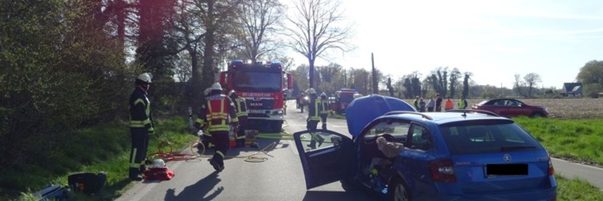 FW Sonsbeck: Technische Rettung nach Verkehrsunfall