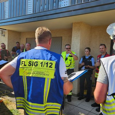 KFV Sigmaringen: B5 Brand Ökonomiegebäude in Rulfingen