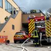 FW-OG: Saunabrand in einem Einkaufscenter in der Innenstadt